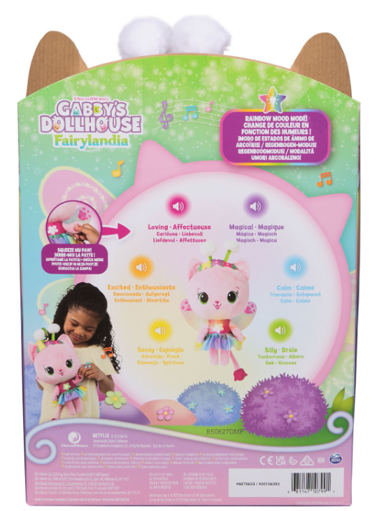 Gabby's Dollhouse Feature Kitty Fairy Plush