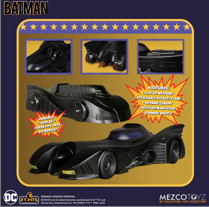 Batman (1989) 5 Points Batmobile Deluxe Set collectible from Infinity Collectibles 2026