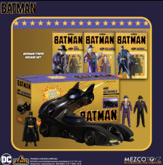 Batman (1989) 5 Points Batmobile Deluxe Set, close-up detail