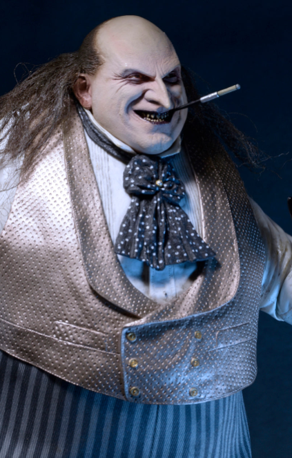 Batman Returns Mayoral Penguin 1/4 Scale Figure - Danny Devito, close-up detail