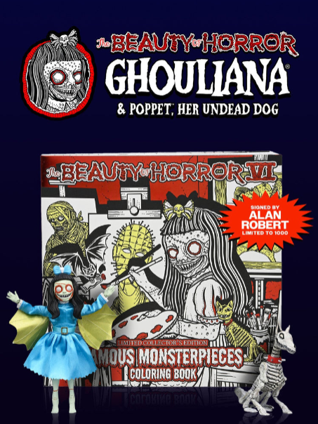 Beauty Of Horror - Ghouliana 8 Scale Clothed Action Figure, side angle