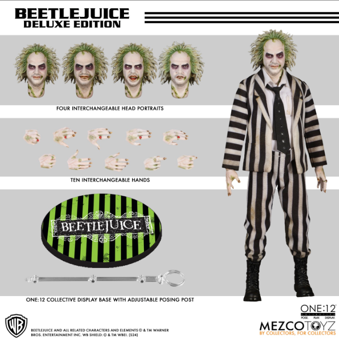 Beetlejuice (1988) One:12 Collective Deluxe Edition collectible from Infinity Collectibles 2026
