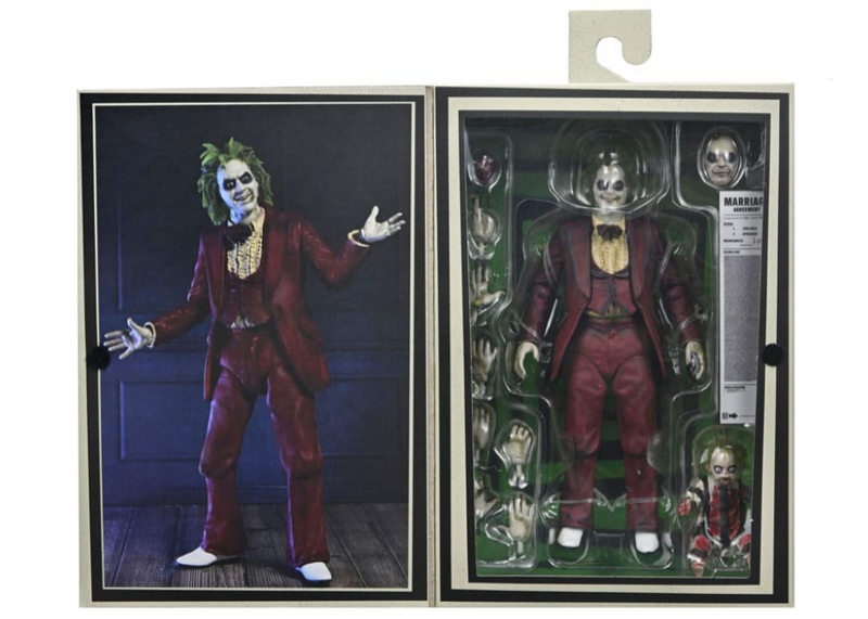 Beetlejuice Beetlejuice "Red Tuxedo" Beetlejuice Ultimate 7" Scale Action Figure