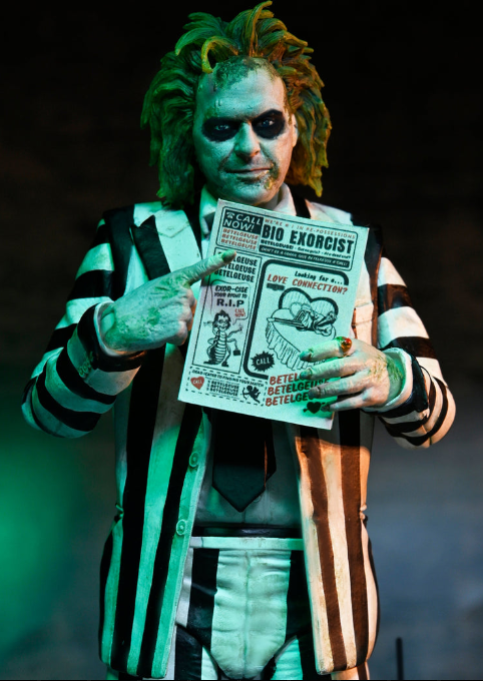 Beetlejuice Beetlejuice "Striped Suit" Beetlejuice Ultimate 7" Scale Action Figure