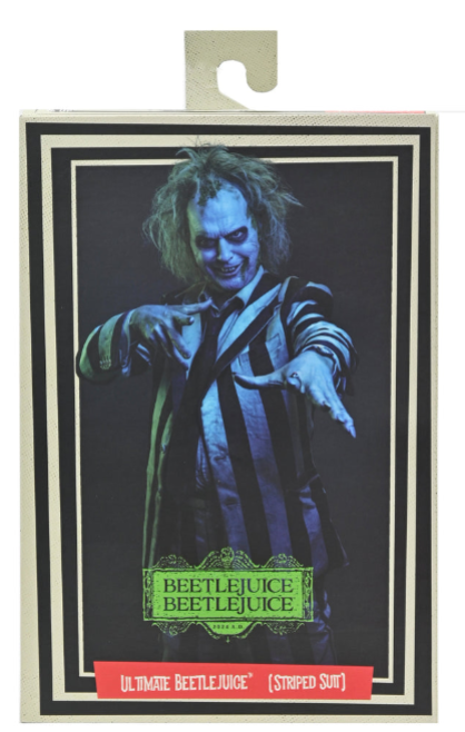 Beetlejuice Beetlejuice "Striped Suit" Beetlejuice Ultimate 7" Scale Action Figure