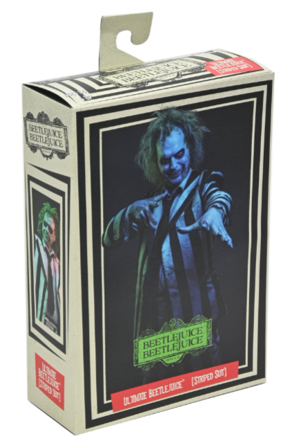 Beetlejuice Beetlejuice "Striped Suit" Beetlejuice Ultimate 7" Scale Action Figure