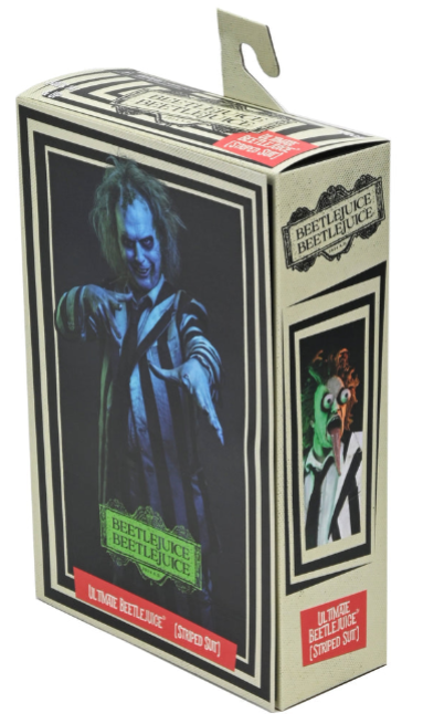 Beetlejuice Beetlejuice "Striped Suit" Beetlejuice Ultimate 7" Scale Action Figure