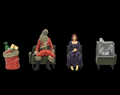 Beetlejuice Beetlejuice Waiting Room Set 1 3 Figure Set collectible from Infinity Collectibles 2026