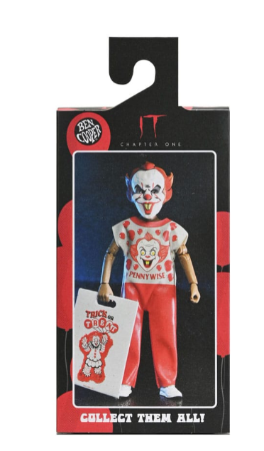 Ben Cooper X It (2017) - Pennywise 6 Clothed Figures (Series 9), in display