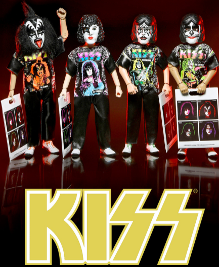 Ben Cooper X Kiss 6 Clothed Figure Assortment, packaging shot