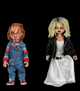 Chucky Bride Of Chucky 8" Scale Clothed Figures Chucky And Tiffany 2-Pack
