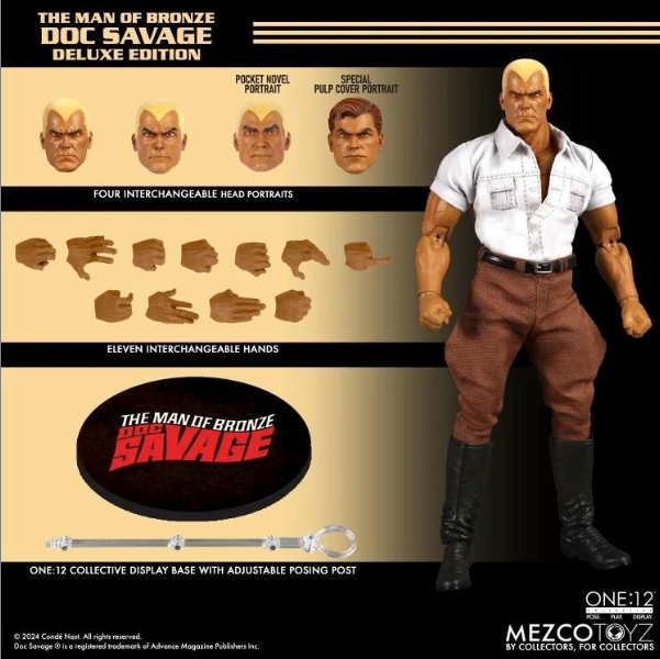 Doc Savage: The Man Of Bronze One:12 Collective Deluxe Edition collectible from Infinity Collectibles 2026