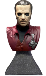 Ghost Cardinal Copia Mini Bust, close-up detail