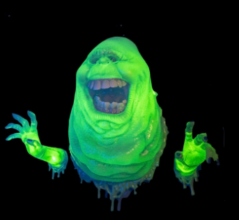 Ghostbusters - Slimer Glowing Wallbreaker, close-up detail