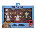 Gremlins Evolution Of The Gremlin 7 Scale 30th Anniversary 3-Pack Box Set, showing reverse