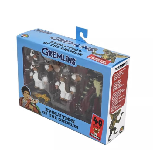 Gremlins Evolution Of The Gremlin 7 Scale 30th Anniversary 3-Pack Box Set, rear view