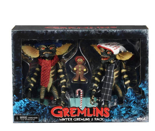 Gremlins (Set 1) Christmas Carol Winter Scene 2-Pack 7" Scale Action Figures