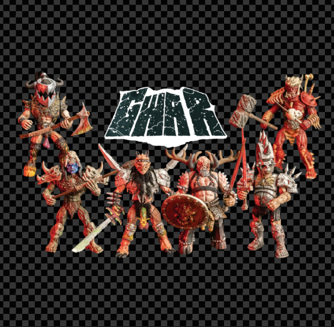 Gwar 5 Action Figure Assortment, alternate view