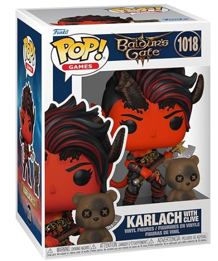 Karlach with Clive Baldur's Gate Funko POP! Vinyl Figure