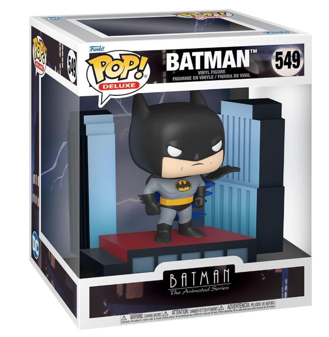 Batman (on Rooftop) The Animated Series Funko POP! Deluxe Vinyl Figure