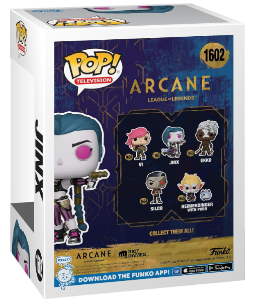 Jinx Funko POP! League of Legends Vinyl Figure, alternate view