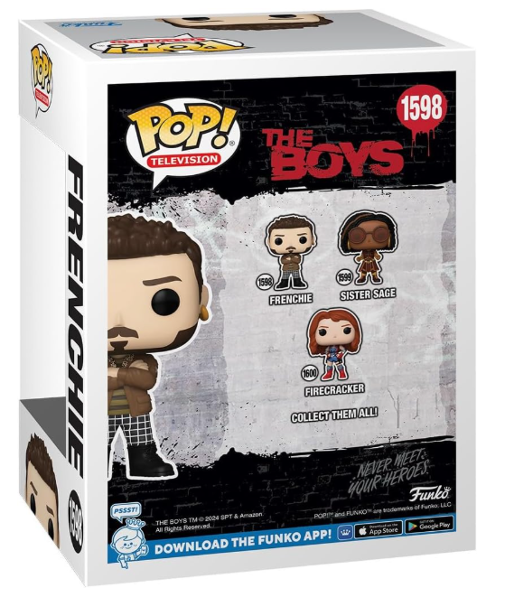Frenchie The Boys Funko POP! Vinyl Figure, alternate view