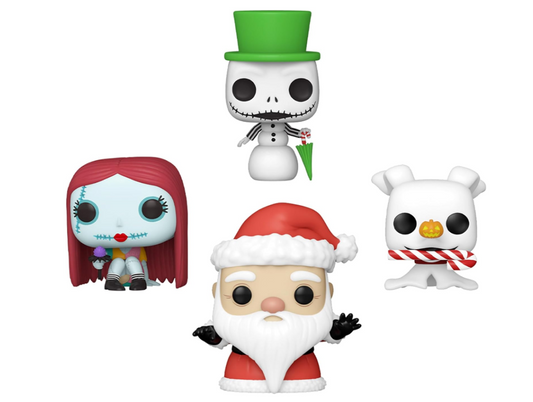 The Nightmare Before Christmas Tree Holiday Pocket POP! 4-Pack Set, alternate view