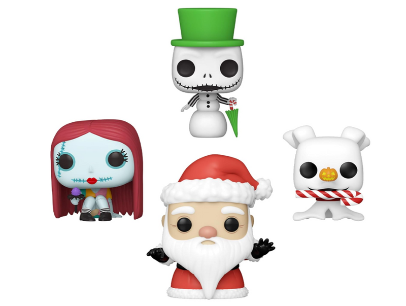 The Nightmare Before Christmas Tree Holiday Pocket POP! 4-Pack Set, alternate view