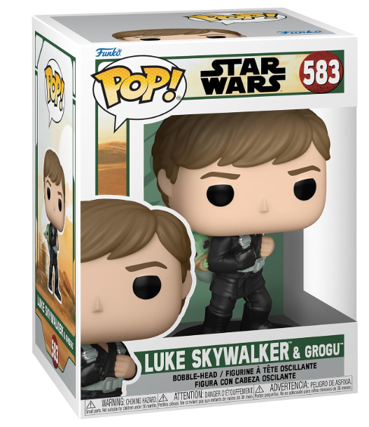 Luke SkyWalker & Grongu Star Wars Funko POP! Vinyl Figure