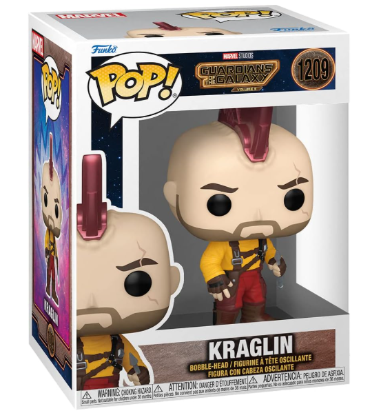 Kraglin Guardians of the Galaxy Vol. 3 Funko Pop! Vinyl Figure collectible from Marvel