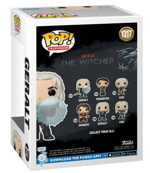 Geralt (Shield) The Witcher Funko POP! TV Vinyl Figure, alternate view