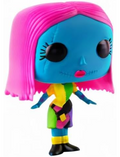 Disney The Nightmare Before Christmas Sally Blacklight Funko Pop! Vinyl, close-up detail