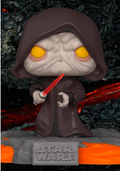 Star Wars Red Saber Series Volume 1 Darth Sidious Glow in the Dark Deluxe Funko Pop! Vinyl Figure, alternate view