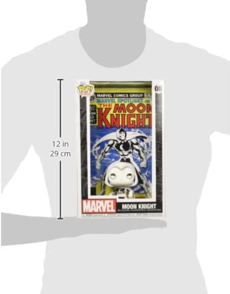 Marvel POP! Comic Cover Vinyl Figure Moon Knight (Enter The Conqueror-Lord), side angle
