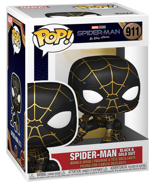 Spider-Man (Black & Gold Suit) Spider-Man Marvel Funko POP! Vinyl Figure