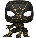 Spider-Man (Black & Gold Suit) Spider-Man Marvel Funko POP! Vinyl Figure, alternate view