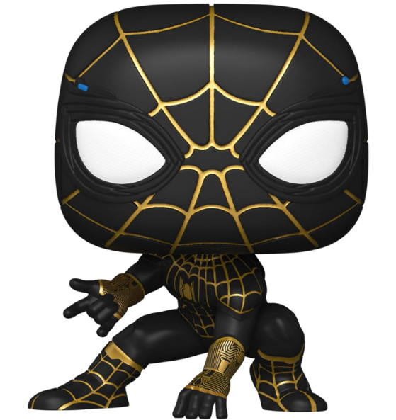 Spider-Man (Black & Gold Suit) Spider-Man Marvel Funko POP! Vinyl Figure, alternate view