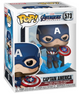Captain America with Broken Shield and Mjölnir Avengers Endgame Funko POP! Movies Vinyl Figure