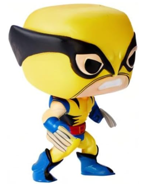 Wolverine First Appearance Marvel 80th Anniversary Pop! Vinyl Figure, side angle
