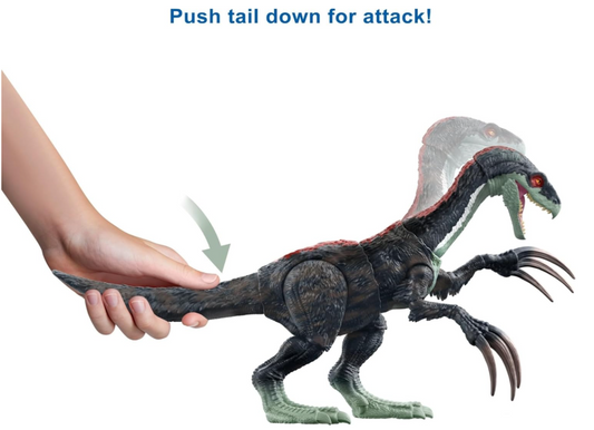 Jurassic World Dominion Slashin' Therizinosaurus Action Figure, alternate view