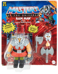 Masters of the Universe Origins Ram‑Man 5.5 Scale Action Figure, packaging shot