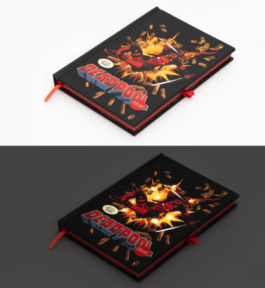 Marvel Deadpool A5 Premium Notebook With Light