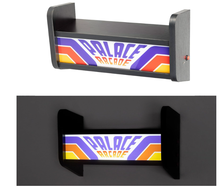 Stranger Things Arcade Wall Shelf Lamp, alternate view