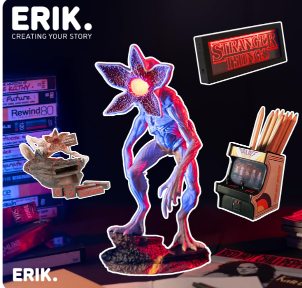 Stranger Things Demogorgon Lamp, in display