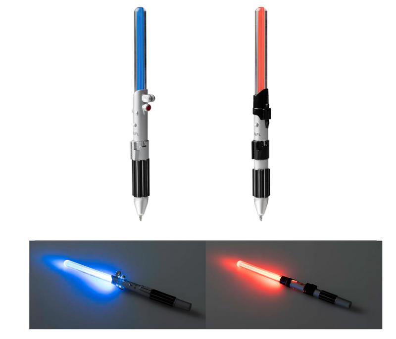 Star Wars Lightsaber Pen Set Of 2 - Darth Vader Lightsaber & Luke Skywalker Light Up Lightsabers, alternate view