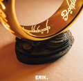 The Lord Of The Rings One Ring Lamp, side angle
