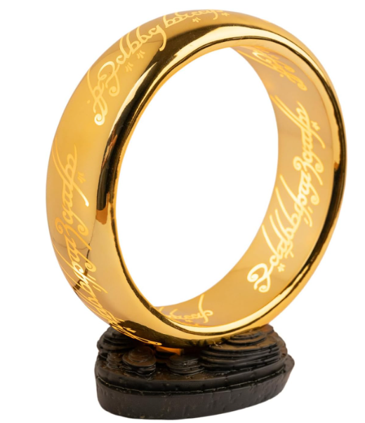 The Lord Of The Rings One Ring Lamp, in display