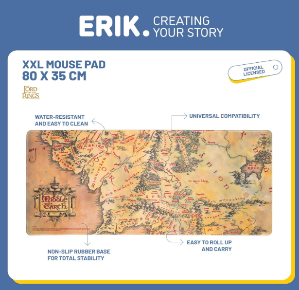 The Lord Of The Rings Xl Mouse Mat, alternate view