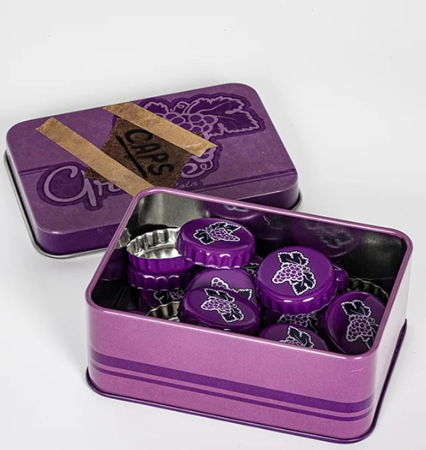 Official Fallout Bottle Cap Series Nuka Grape With Tin