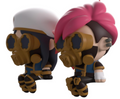 YouTooz Arcane Taskforce Caitlyn & Vi Monitor Buddiez, side angle